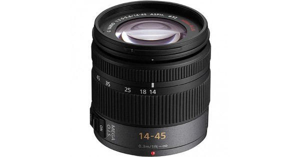 Panasonic Lumix G Vario 14-45mm f/3.5-5.6 ASPH MEGA O.I.S (H-FS014045)